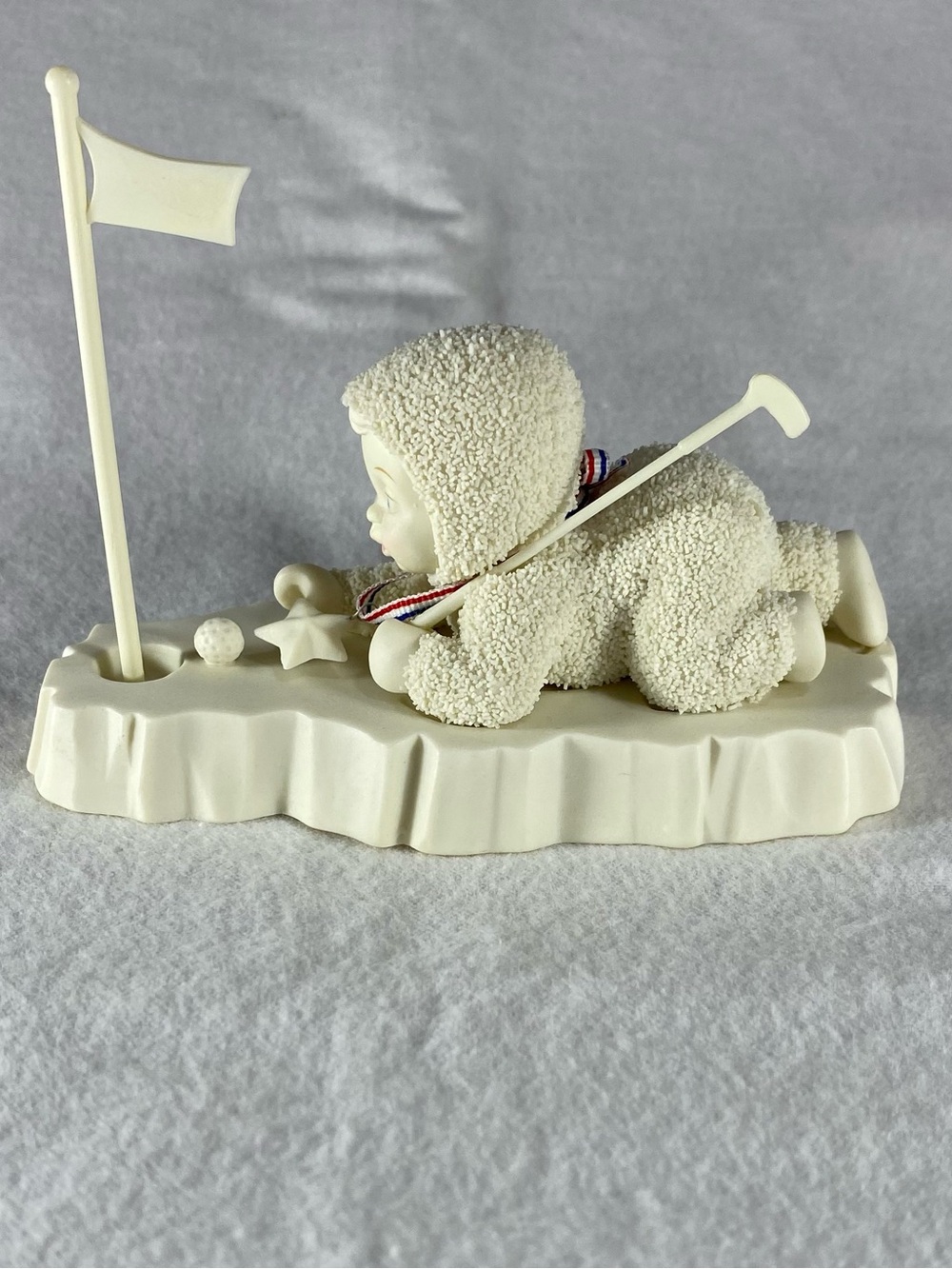 Dept 56 Snowbabies It’s A Gimme Golf Porcelain Figurine No Box